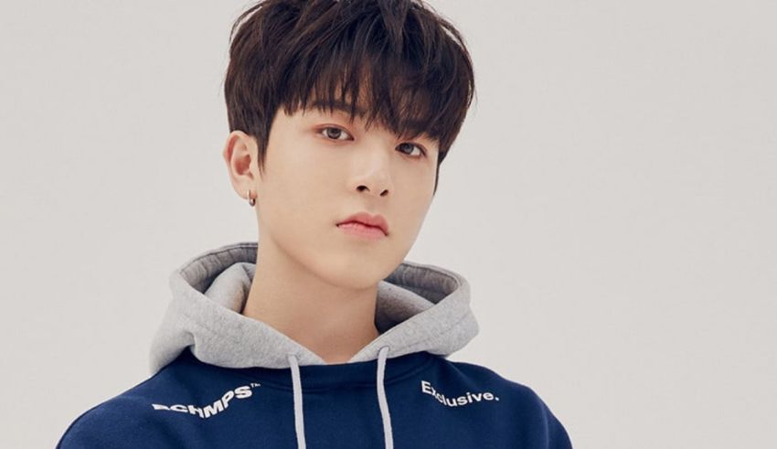 A young man in a blue hoodie posing for a photo.