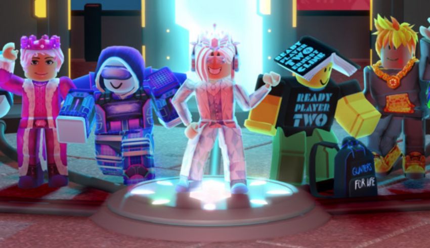 A group of animated characters standing next to each other.